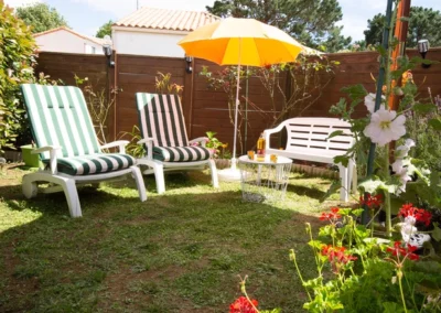 Terrasse Gîte Longeville-sur-Mer Sud Vendée